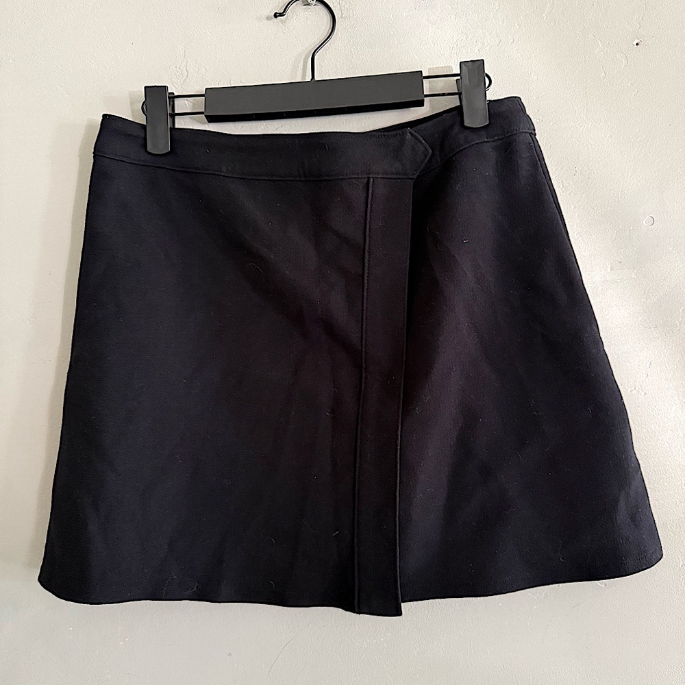 Abercrombie & Fitch Black Wrap Mini Skirt